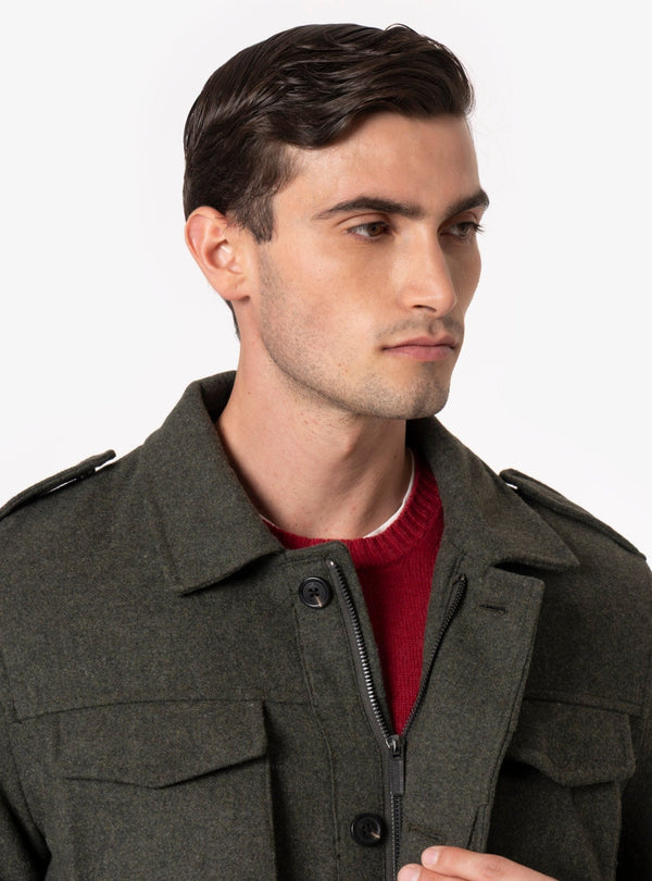 Etna – Sahariana Uomo in Lana Misto - Fusaro Antonio dal 1893 - Fusaro Antonio