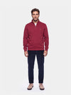 Felpa Uomo Mezza Zip in Cotone - Fusaro Antonio dal 1893 - Fusaro Antonio