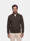 Felpa Uomo Mezza Zip in Cotone - Fusaro Antonio dal 1893 - Fusaro Antonio