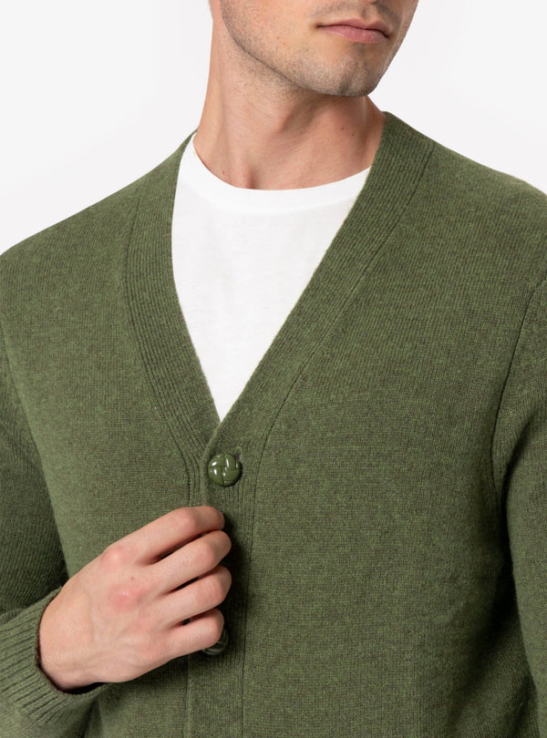 Forio – Cardigan Uomo in Misto Lana con Bottoni - Fusaro Antonio dal 1893 - Fusaro Antonio