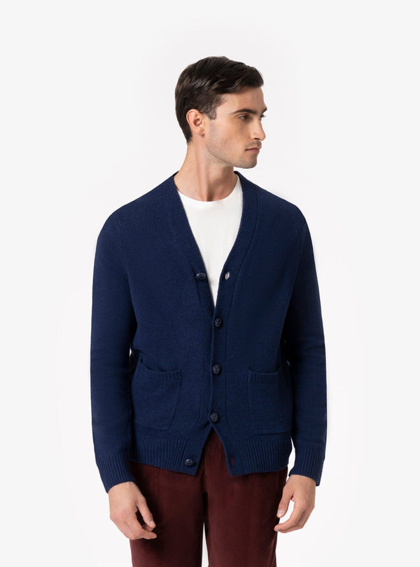 Forio – Cardigan Uomo in Misto Lana con Bottoni - Fusaro Antonio dal 1893 - Fusaro Antonio