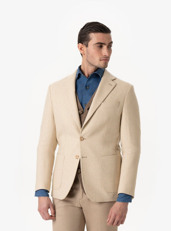 Forni – Giacca Uomo in Lana Resca Spigata - Fusaro Antonio dal 1893 - Fusaro Antonio