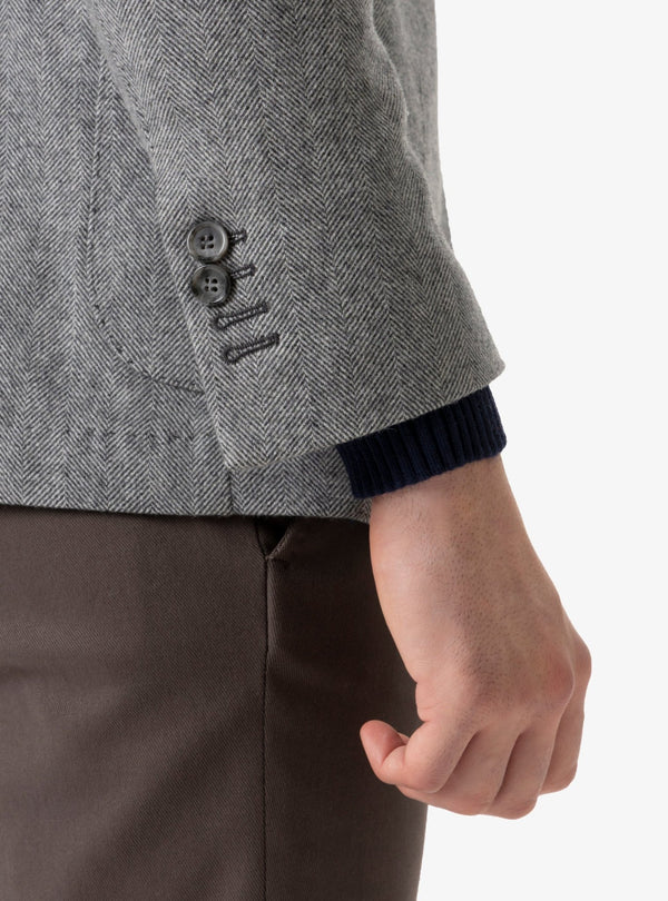 Forni – Giacca Uomo in Lana Resca Spigata - Fusaro Antonio dal 1893 - Fusaro Antonio