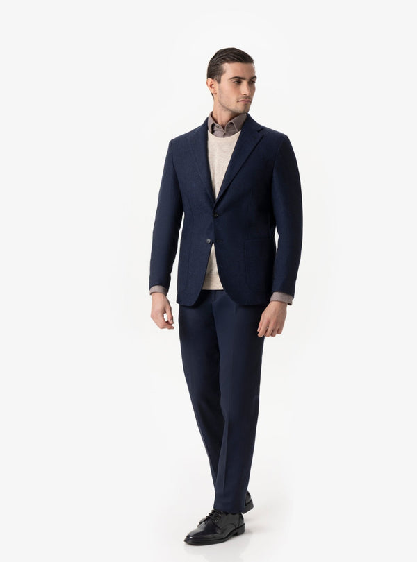 Forni – Giacca Uomo in Lana Resca Spigata - Fusaro Antonio dal 1893 - Fusaro Antonio