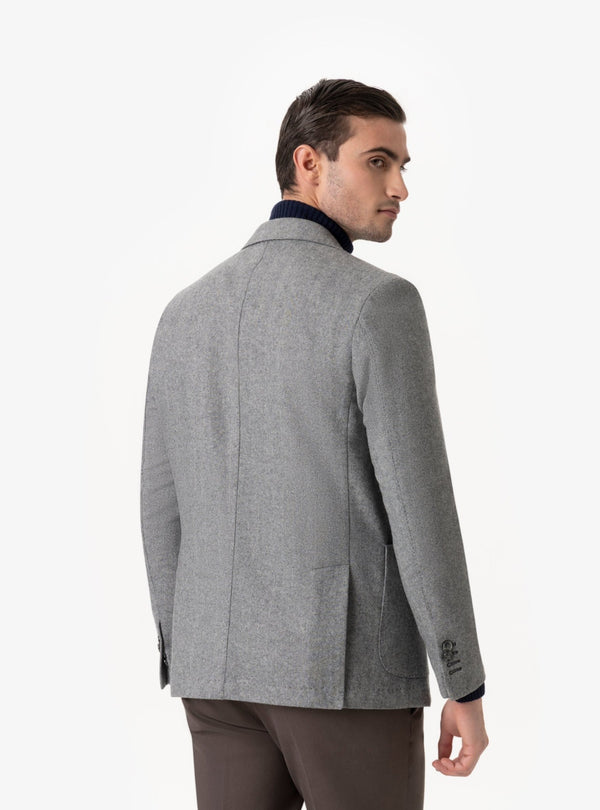 Forni – Giacca Uomo in Lana Resca Spigata - Fusaro Antonio dal 1893 - Fusaro Antonio