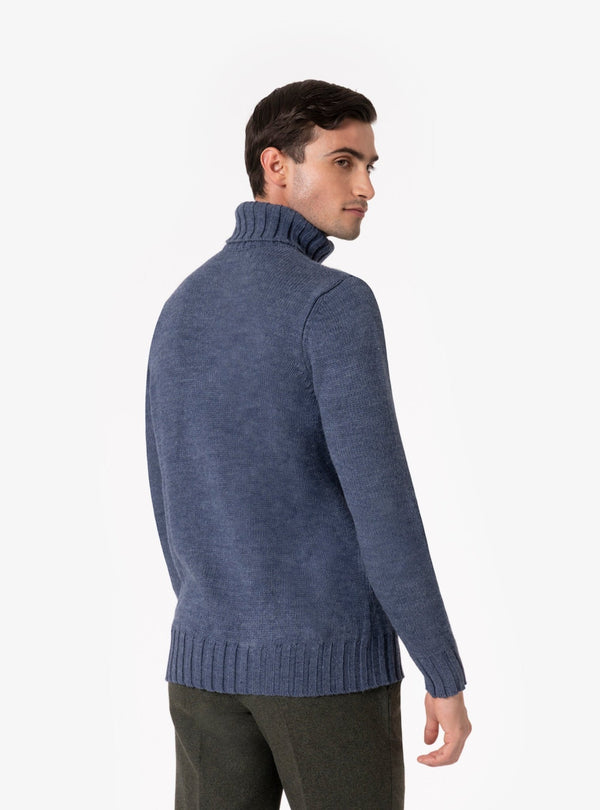 Fumarola – Maglia Collo Alto Uomo in Lana Wool/Blend - Fusaro Antonio dal 1893 - Fusaro Antonio