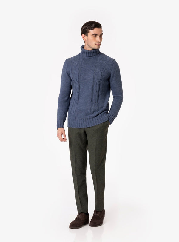 Fumarola – Maglia Collo Alto Uomo in Lana Wool/Blend - Fusaro Antonio dal 1893 - Fusaro Antonio