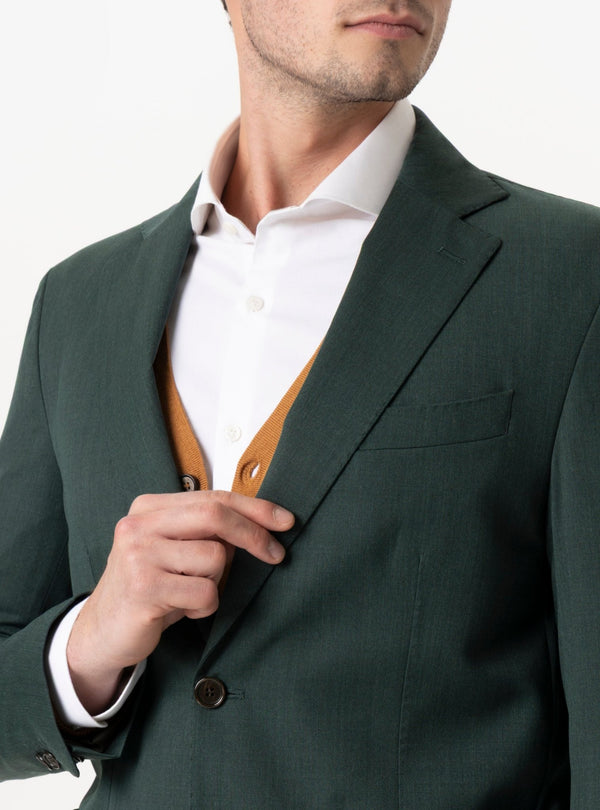 Giacca Ischia in Lana – Monopetto Uomo Sartoriale con Tasche a Toppa - Fusaro Antonio dal 1893 - Fusaro Antonio