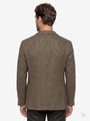 Giacca uomo monopetto twill con bavero impunturato grigio - Fusaro Antonio dal 1893 - Fusaro Antonio
