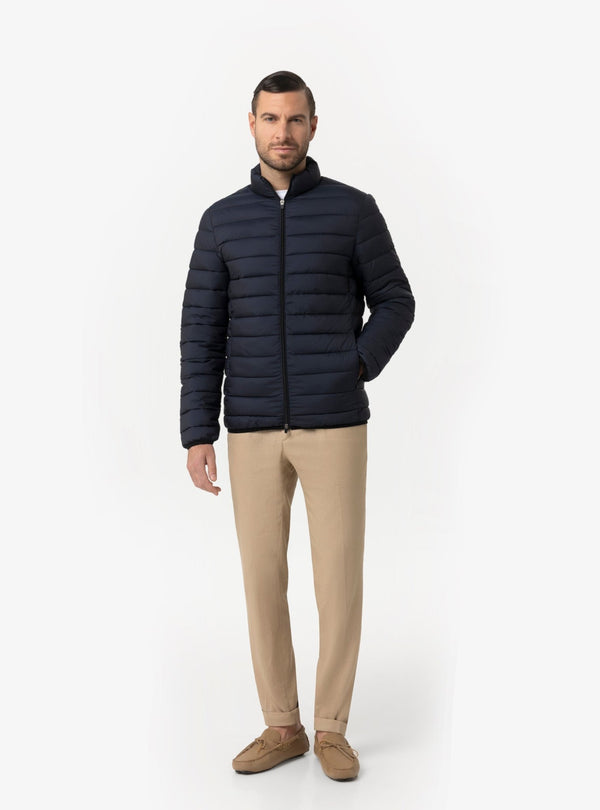 Giubbino Piumino Uomo Nylon Ultraleggero Beige, Navy e Nero Primavera/Estate - Fusaro Antonio dal 1893 - Fusaro Antonio