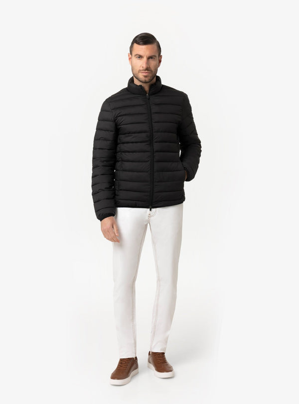 Giubbino Piumino Uomo Nylon Ultraleggero Beige, Navy e Nero Primavera/Estate - Fusaro Antonio dal 1893 - Fusaro Antonio