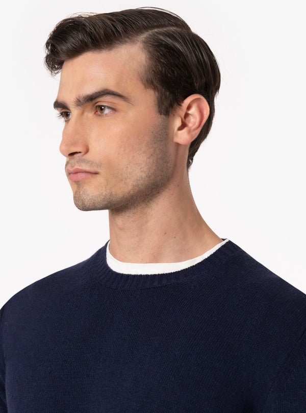 Laurino – Maglia Uomo Girocollo in Lana e Cashmere - Fusaro Antonio dal 1893 - Fusaro Antonio