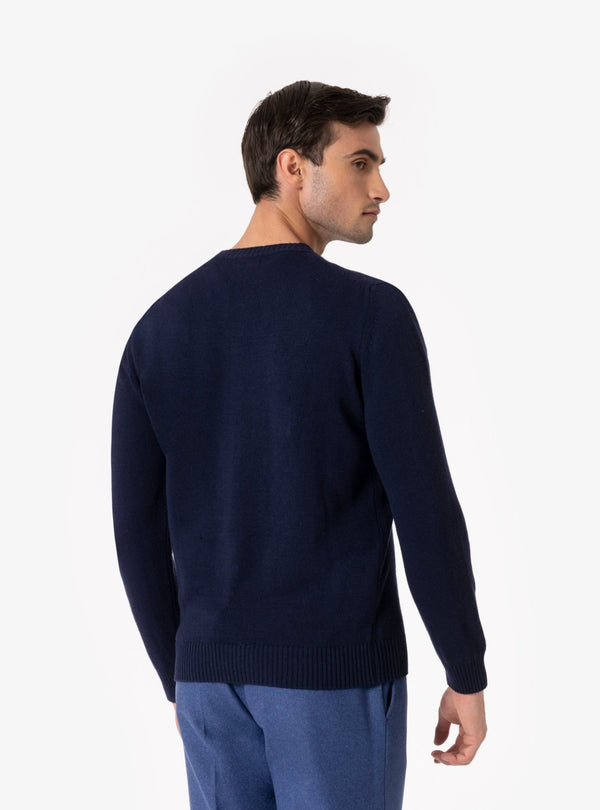 Laurino – Maglia Uomo Girocollo in Lana e Cashmere - Fusaro Antonio dal 1893 - Fusaro Antonio