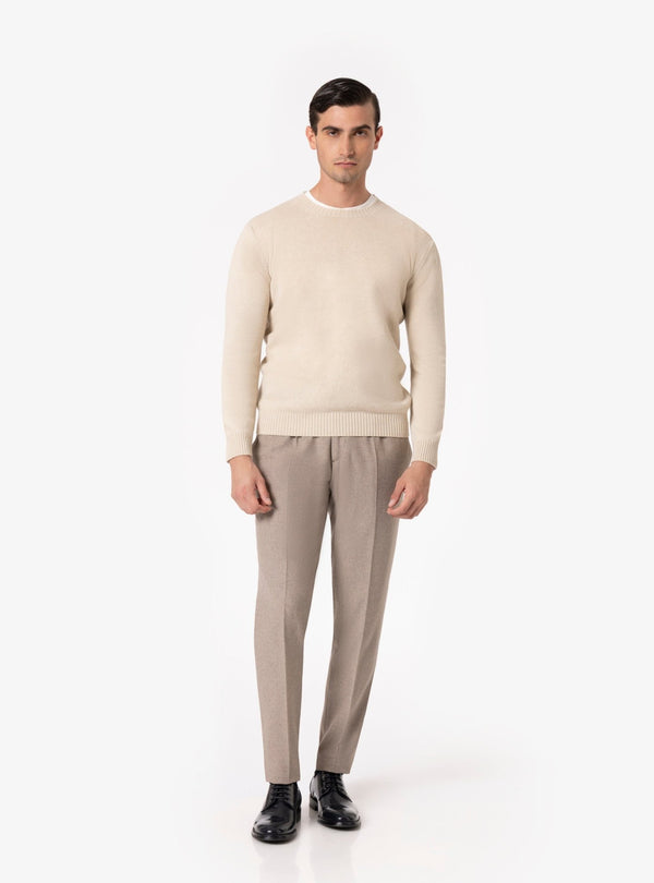 Laurino – Maglia Uomo Girocollo in Lana e Cashmere - Fusaro Antonio dal 1893 - Fusaro Antonio