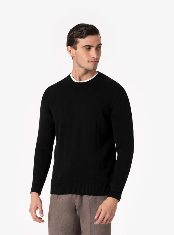 Laurino – Maglia Uomo Girocollo in Lana e Cashmere - Fusaro Antonio dal 1893 - Fusaro Antonio