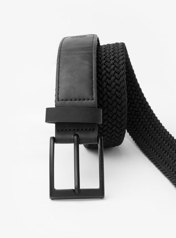 Libeccio – Cintura Uomo Intrecciata Elastica con Dettagli in Pelle - Fusaro Antonio dal 1893 - Fusaro Antonio