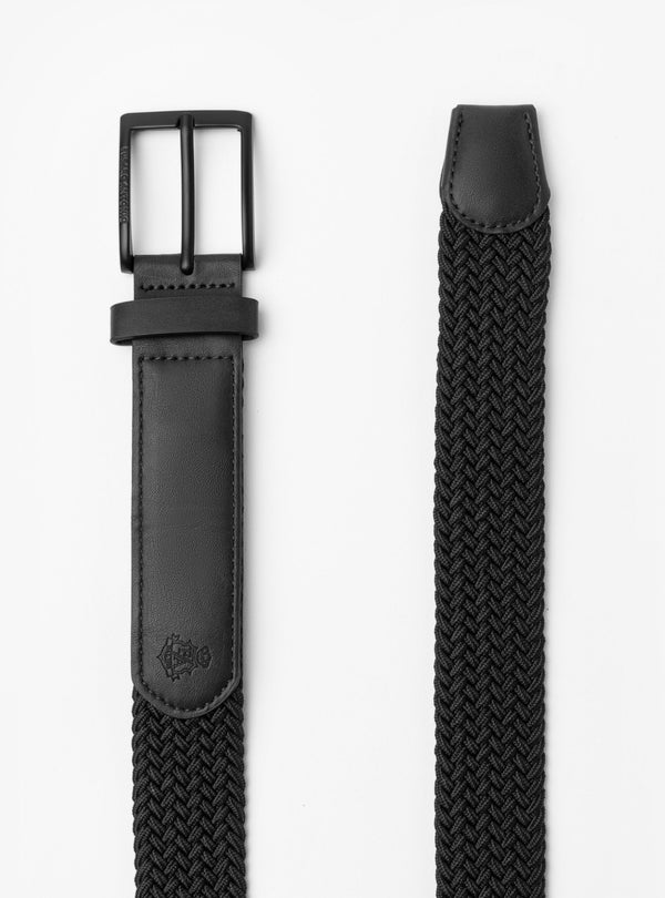 Libeccio – Cintura Uomo Intrecciata Elastica con Dettagli in Pelle - Fusaro Antonio dal 1893 - Fusaro Antonio