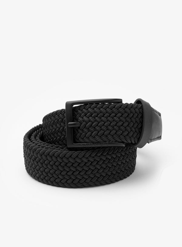 Libeccio – Cintura Uomo Intrecciata Elastica con Dettagli in Pelle - Fusaro Antonio dal 1893 - Fusaro Antonio