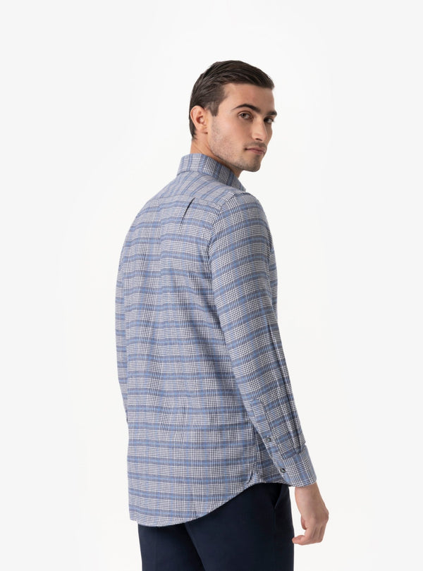 Lucania - Camicia in Flanella Collo Francese | Calore e Stile per l’Inverno - Fusaro Antonio dal 1893 - Fusaro Antonio