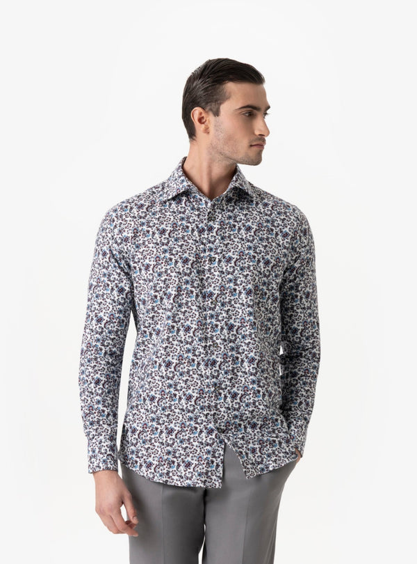 Lucania - Camicia in Flanella Collo Francese | Calore e Stile per l’Inverno - Fusaro Antonio dal 1893 - Fusaro Antonio