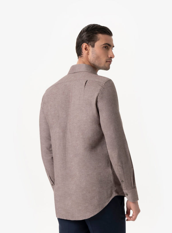 Lucania - Camicia in Flanella Collo Francese | Calore e Stile per l’Inverno - Fusaro Antonio dal 1893 - Fusaro Antonio