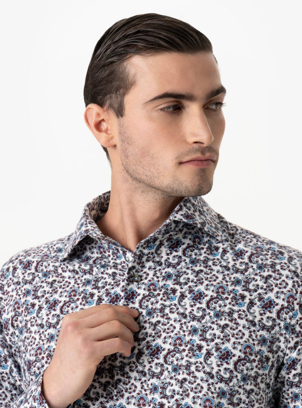 Lucania - Camicia in Flanella Collo Francese | Calore e Stile per l’Inverno - Fusaro Antonio dal 1893 - Fusaro Antonio