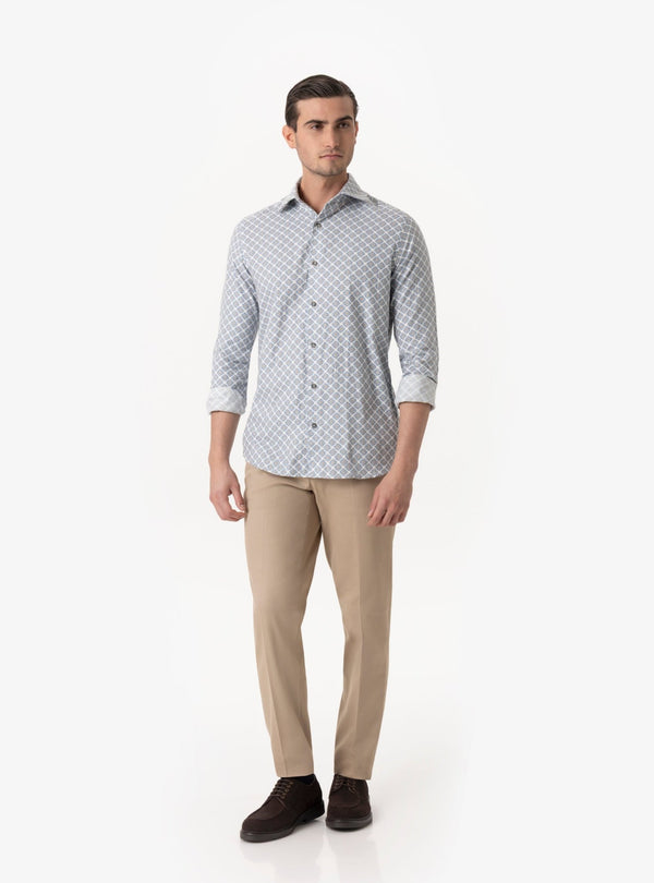 Lucania - Camicia in Flanella Collo Francese | Calore e Stile per l’Inverno - Fusaro Antonio dal 1893 - Fusaro Antonio