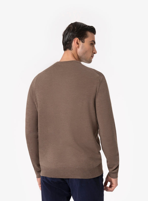 Luserna – Maglia Girocollo Uomo in Lana Merinos - Fusaro Antonio dal 1893 - Fusaro Antonio