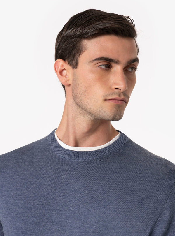 Luserna – Maglia Girocollo Uomo in Lana Merinos - Fusaro Antonio dal 1893 - Fusaro Antonio