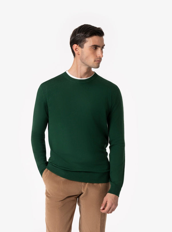 Luserna – Maglia Girocollo Uomo in Lana Merinos - Fusaro Antonio dal 1893 - Fusaro Antonio