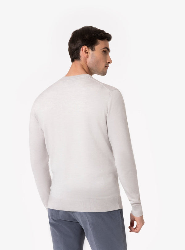 Luserna – Maglia Girocollo Uomo in Lana Merinos - Fusaro Antonio dal 1893 - Fusaro Antonio