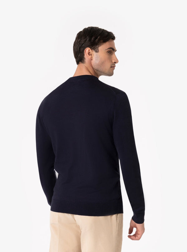 Luserna – Maglia Girocollo Uomo in Lana Merinos - Fusaro Antonio dal 1893 - Fusaro Antonio