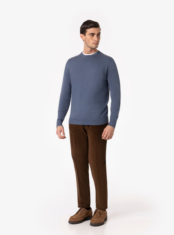 Luserna – Maglia Girocollo Uomo in Lana Merinos - Fusaro Antonio dal 1893 - Fusaro Antonio