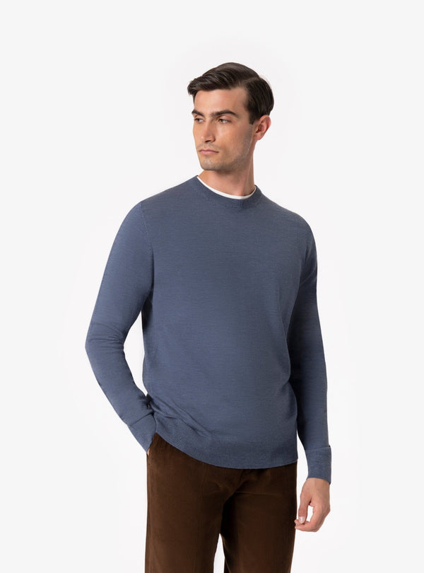 Luserna – Maglia Girocollo Uomo in Lana Merinos - Fusaro Antonio dal 1893 - Fusaro Antonio