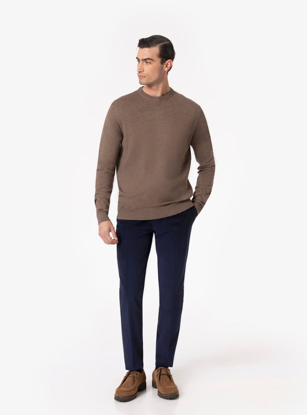 Luserna – Maglia Girocollo Uomo in Lana Merinos - Fusaro Antonio dal 1893 - Fusaro Antonio