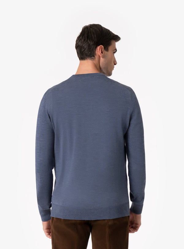 Luserna – Maglia Girocollo Uomo in Lana Merinos - Fusaro Antonio dal 1893 - Fusaro Antonio