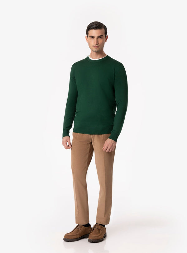 Luserna – Maglia Girocollo Uomo in Lana Merinos - Fusaro Antonio dal 1893 - Fusaro Antonio