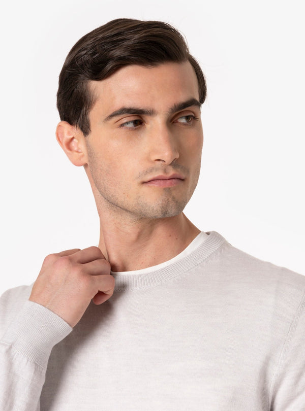 Luserna – Maglia Girocollo Uomo in Lana Merinos - Fusaro Antonio dal 1893 - Fusaro Antonio