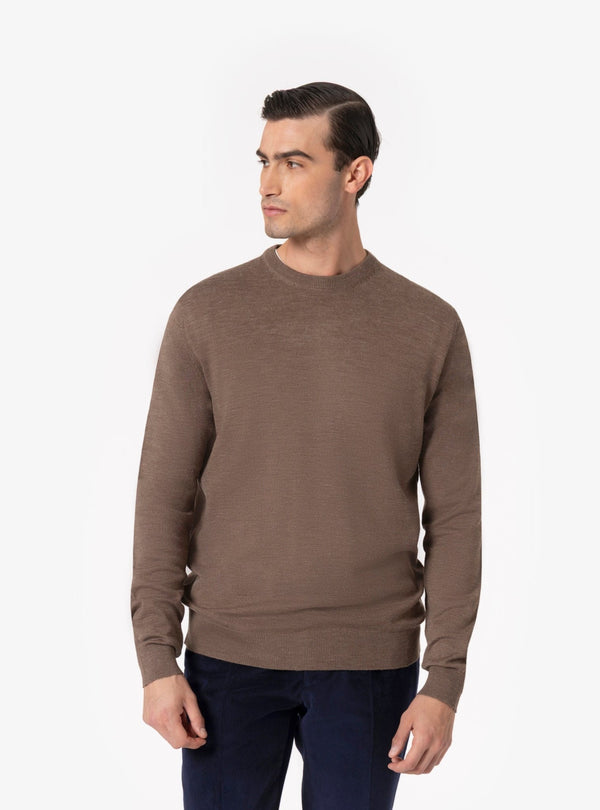 Luserna – Maglia Girocollo Uomo in Lana Merinos - Fusaro Antonio dal 1893 - Fusaro Antonio