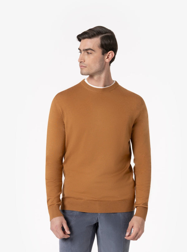 Luserna – Maglia Girocollo Uomo in Lana Merinos - Fusaro Antonio dal 1893 - Fusaro Antonio