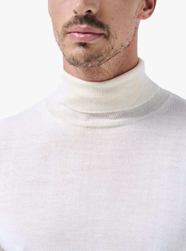 Maglia a Collo Alto in Lana Merinos - Haiti - Fusaro Antonio dal 1893 - Fusaro Antonio