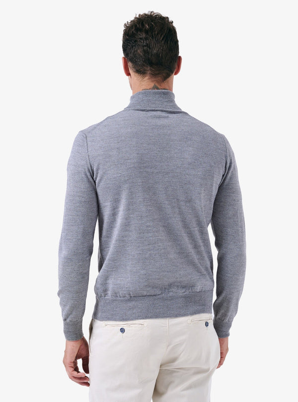 Maglia a Collo Alto in Lana Merinos - Haiti - Fusaro Antonio dal 1893 - Fusaro Antonio