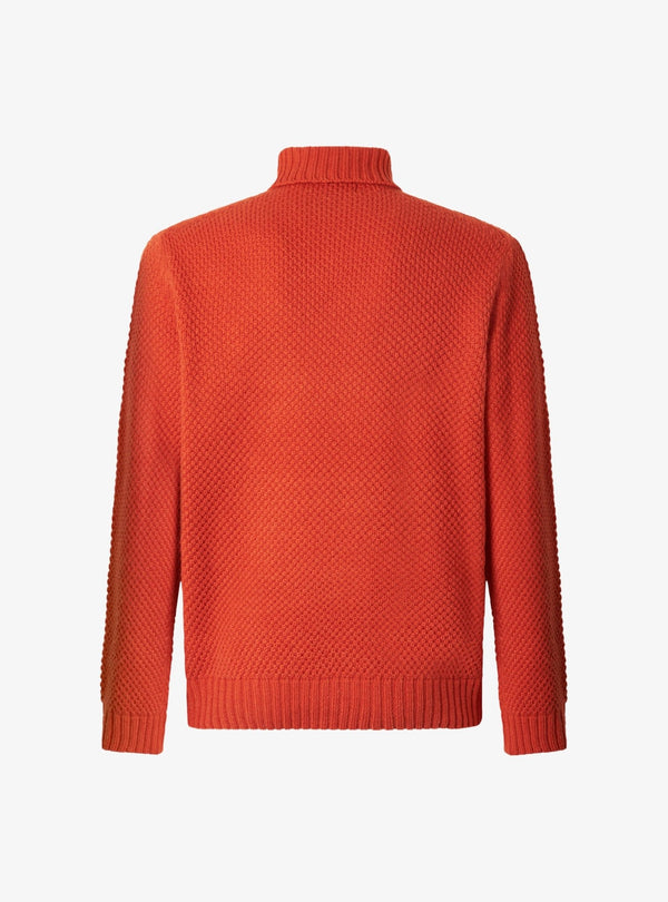 Maglia a collo alto modello a treccia in misto lana - Walter - Fusaro Antonio dal 1893 - Fusaro Antonio