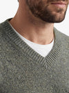 Maglia collo sciallato Neps con effetto mélange visivo - Fusaro Antonio dal 1893 - Fusaro Antonio