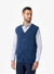 Maglia Gilet Uomo Blu, Celeste ed Ecru - Fusaro Antonio dal 1893 - Fusaro Antonio