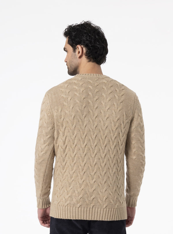 Maglia Girocollo in Misto Lana - Highclere - Fusaro Antonio dal 1893 - Fusaro Antonio