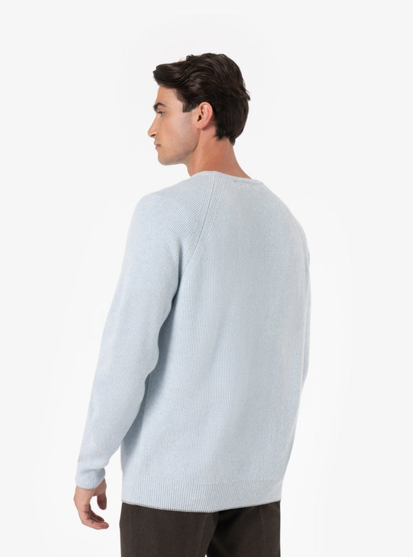 Maglia in Lana Cashmere Paricollo a Costine Inglesi - Fusaro Antonio dal 1893 - Fusaro Antonio