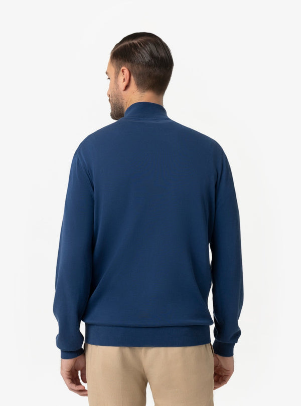 Maglia Mezza Zip Uomo in Cotone - Fusaro Antonio dal 1893 - Fusaro Antonio