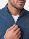 Maglia Mezza Zip Uomo in Misto Cashmere - Fusaro Antonio dal 1893 - Fusaro Antonio