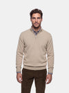 Maglia Mezza Zip Uomo in Misto Cashmere - Fusaro Antonio dal 1893 - Fusaro Antonio